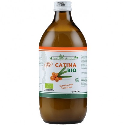Suc pur de Catina bio 100%, fara zahar 500ml Health Nutrition