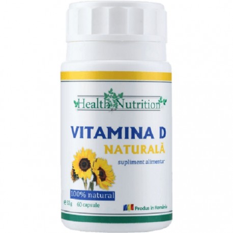 Vitamina D naturala 60 capsule Health Nutrition