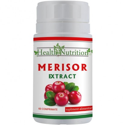 Merisor Extract 2400 mg (infectii urogenitale) 60 comprimate Health Nutrition