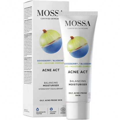 Crema hidratanta echilibranta pt ten acneic Acne Act 50ml Mossa