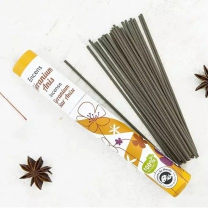 Betisoare parfumate naturale japoneze cu anason stelat si geraniu 30 buc Aromandise