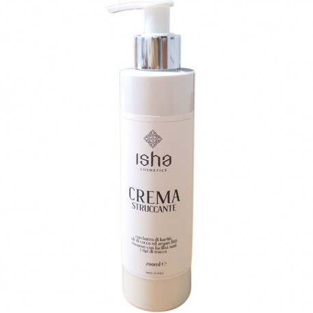 Crema demachianta cu unt de shea, ulei de cocos si argan 200ml Isha