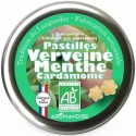 Bomboane artizanale cu verbina, menta si cardamom bio 45g Aromandise