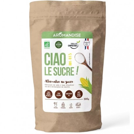 Ciao zahar, erythritol bio 300g Aromandise