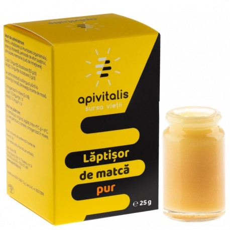 Laptisor de matca pur 25g Apivitalis