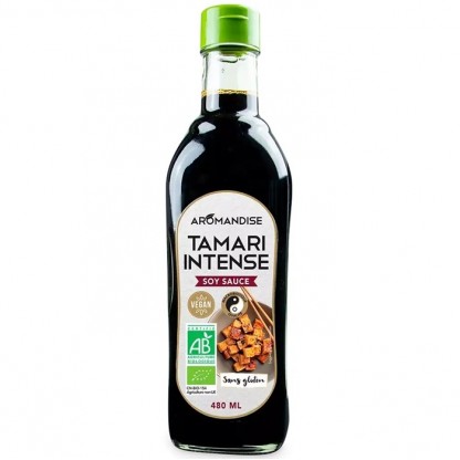 Sos de soya Tamari intens bio 480ml Aromandise