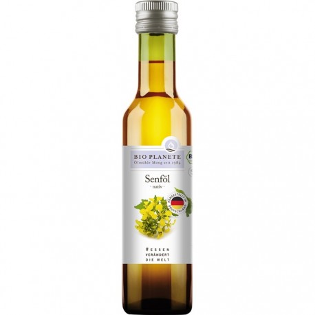 Ulei din boabe de mustar nativ bio 250ml Bio Planete