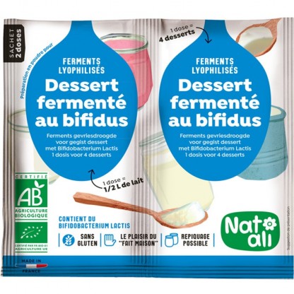 Ferment pentru deserturi cu bifidus bio 2x6g Nat-Ali
