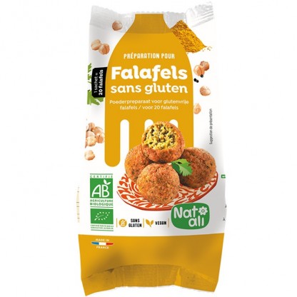 Mix pentru falafel cu naut bio, fara gluten 150g Nat-Ali