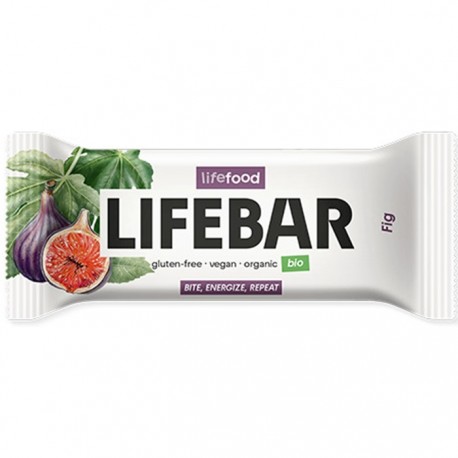 Baton cu smochine bio raw vegan, fara gluten, fara zahar 47g Lifebar