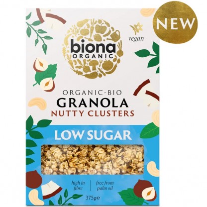 Granola cu nuci si continut scazut de zahar bio 375g Biona