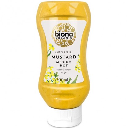 Mustar picant bio 300ml Biona