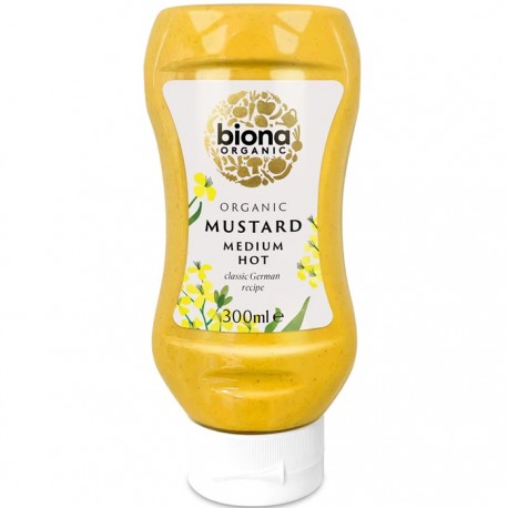 Mustar picant bio 300ml Biona