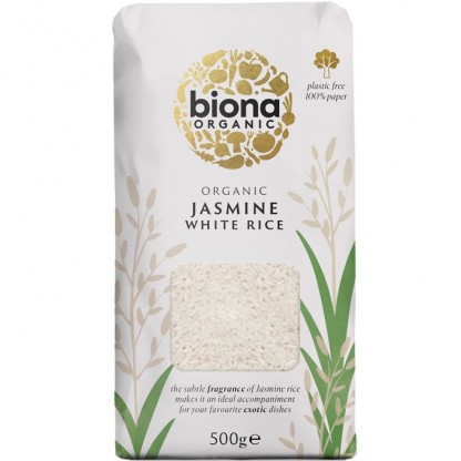 Orez Jasmin alb bio 500g Biona