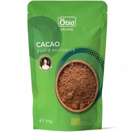 Cacao pudra bio 125g Obio