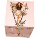 Cutie muzicala Flori de cires, 3 sertare Trousselier