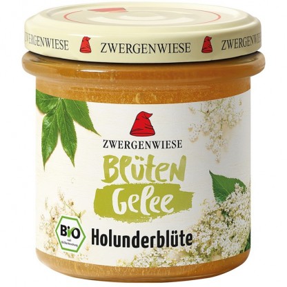 Jeleu din flori de soc bio, fara gluten 160g Zwergenwiese