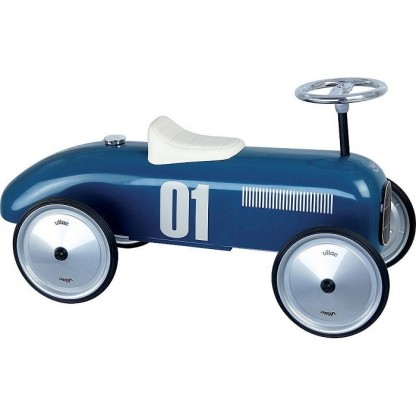 Masina metal bleumarin Vintage Vilac pentru copii
