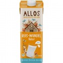 Bautura de orez si migdale bio, fara gluten 1000ml Allos