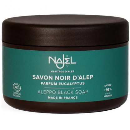 Sapun negru de Alep exfoliant cu eucalipt 180g Najel
