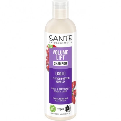 Sampon pentru volum cu goji bio pentru par fin 250ml Sante Naturkosmetik
