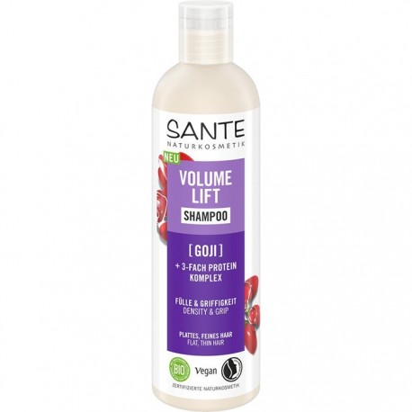 Sampon pentru volum cu goji bio pentru par fin 250ml Sante Naturkosmetik