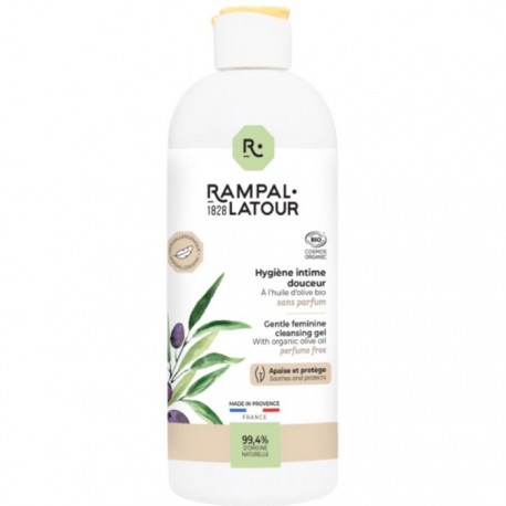 Gel pentru igiena intima fara parfum, organic 500ml Rampal Latour