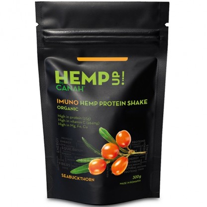 Shake proteic de canepa si catina bio Imuno Hemp Up 300g Canah