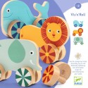 Joc educativ Animale cu surub Vis-n-roll Djeco, de la 2 ani