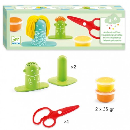 Atelier cu plastilina La coafor Djeco, de la 3 ani
