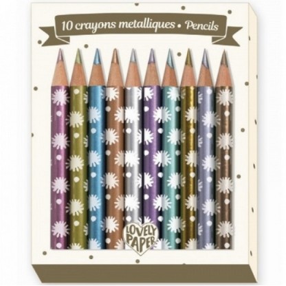 Creioane metalice Djeco Chichi, de la 3 ani