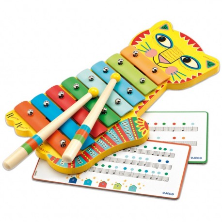 Instrument muzical Metalofon Djeco, de la 2 ani