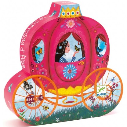 Puzzle Caleasca Elisei Djeco, de la 5 ani