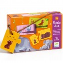 Puzzle Duo Mama si Puiul Djeco, de la 2 ani