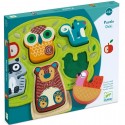 Puzzle din lemn si fetru Oski Djeco, de la 1 an