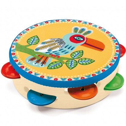 Instrument muzical Tamburina Djeco, de la 3 ani