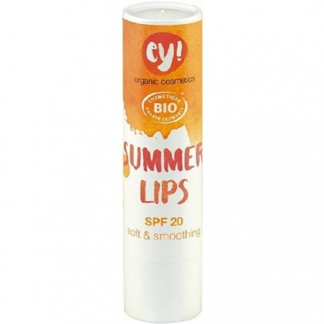 Balsam de buze bio Summer Lips cu protectie solara FPS 20 EY! Eco Cosmetics
