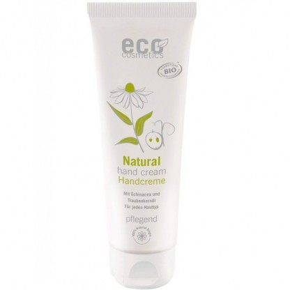 Crema de maini cu echinacea si ulei struguri bio 125ml Eco Cosmetics
