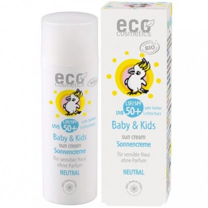 Crema protectie solara bebe si copii FPS50+ fara parfum Eco Cosmetics