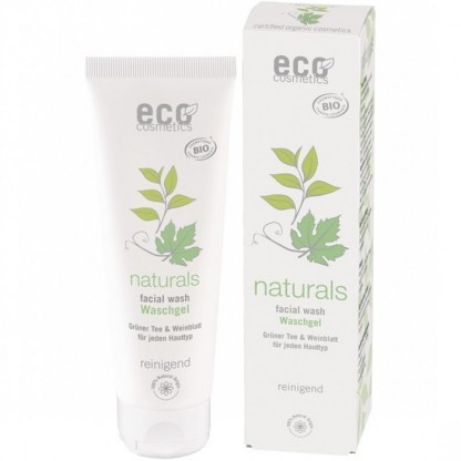 Gel de curatare cu ceai verde bio 125ml Eco Cosmetics