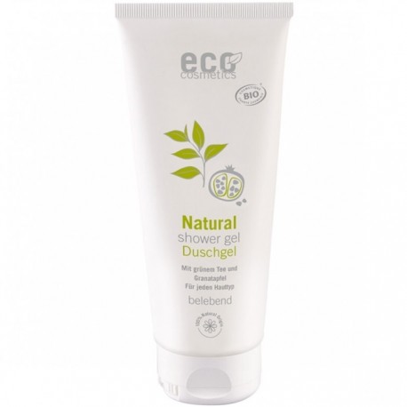 Gel de dus natural cu rodie si ceai verde 200g Eco Cosmetics