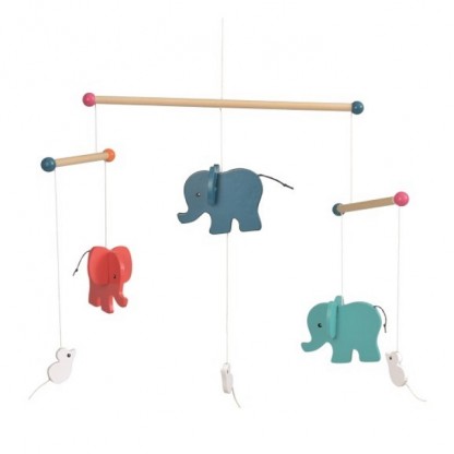 Elefanti - Decoratie mobila din lemn, Egmont