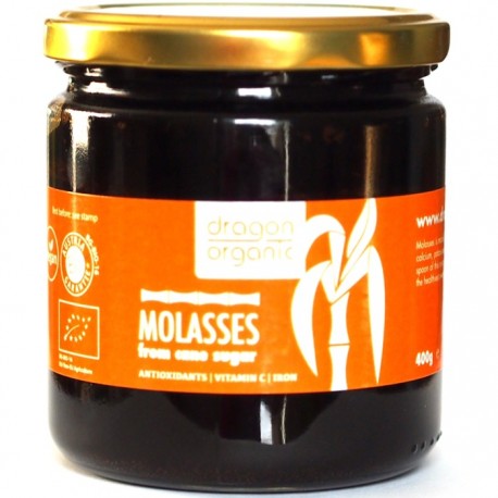 Melasa din zahar de trestie bio (fara sulf) 400g Dragon Superfood