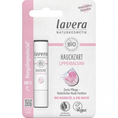 Balsam de buze nuantat cu ulei de migdale Sheer Lip Balm 4,5g Lavera