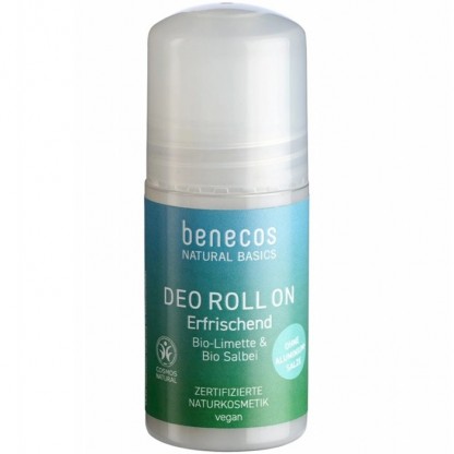 Deodorant natural roll-on cu lime si salvie 50ml Benecos