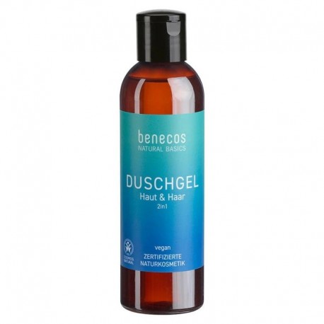 Gel de dus si sampon 2in1, vegan 200ml Benecos