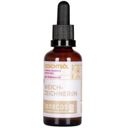 Ulei organic de macese, hidratant si cicatrizant, ten uscat sensibil 50ml Benecos