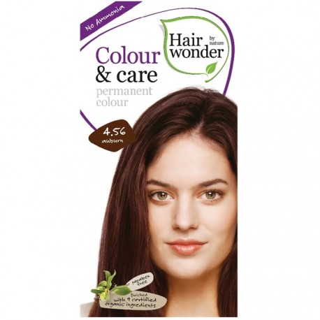 Vopsea permanenta fara amoniac 4.56 Auburn Colour Care Hairwonder