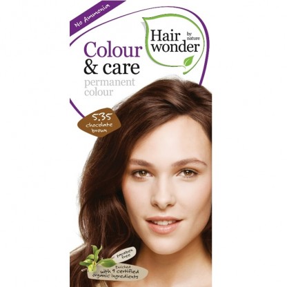 Vopsea permanenta fara amoniac Chocolate Brown 5.35 Colour Care Hairwonder