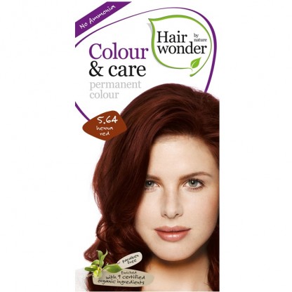Vopsea permanenta fara amoniac Henna Red 5.64 Colour Care Hairwonder